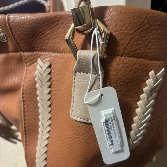 NWT faux leather tote (large!!) - Picture 3 of 4